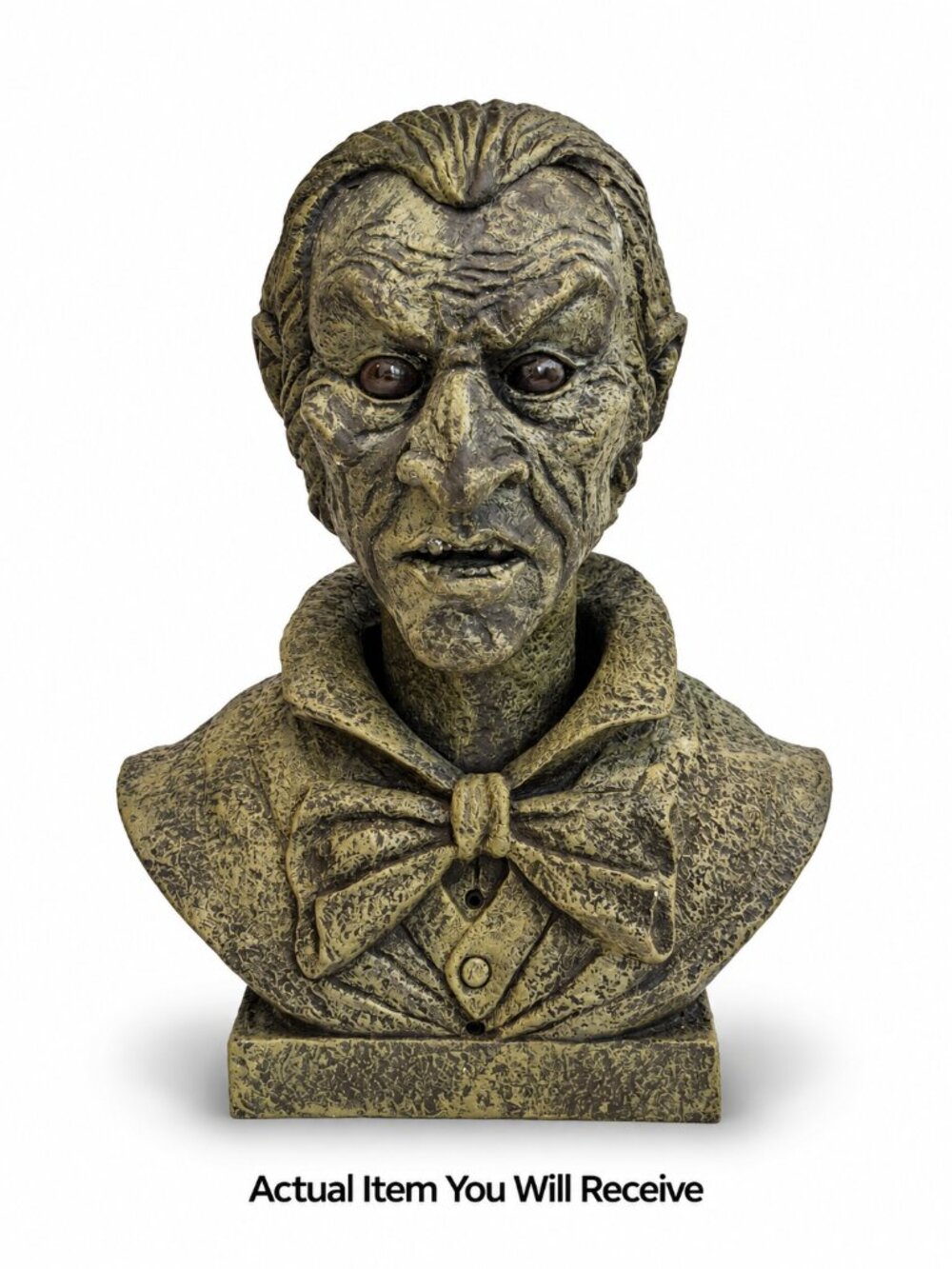 Gemmy Count Vigor Animated Talking Vampire Bust Motion Sensor Halloween 17"